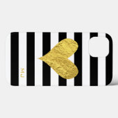 Gold Foil Heart Case-Mate iPhoneケース (裏面 (横))