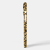 Gold Foil Leopard Print Monogrammed Case-Mate iPhoneケース (裏面 / 左)