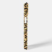 Gold Foil Leopard Print Monogrammed Case-Mate iPhoneケース (裏面 / 右)