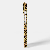 Gold Foil Leopard Print Monogrammed Case-Mate iPhoneケース (裏面 / 左)