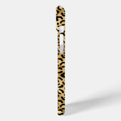 Gold Foil Leopard Print Monogrammed Case-Mate iPhoneケース (裏面 / 左)