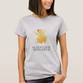Gold Frog Vintage Graphic-Scientific Research Tシャツ (正面)