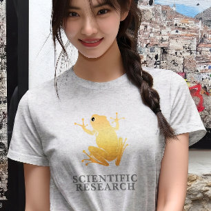Gold Frog Vintage Graphic-Scientific Research Tシャツ