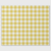 Gold Gingham - Wrapping Paper ラッピングペーパー (フラット)