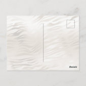 Gold Glam Glitzy Silver Sparkle Eyes Stripes   ポストカード (裏面)