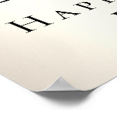 Gold Glitter 60th Birthday Party ポスター (角)