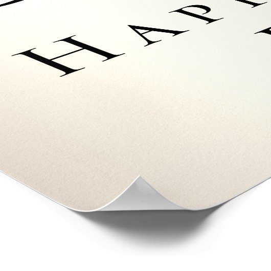 Gold Glitter 60th Birthday Party ポスター (角)