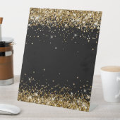 Gold Glitter Black Blank 台座サイン (インサイチュ)