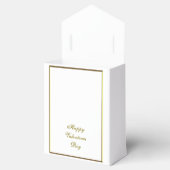 Gold Glitter Flourish Valentine フェイバーボックス (オープン)