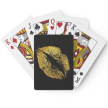 Gold Glitter Lips #2