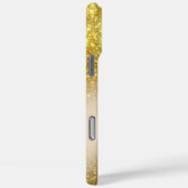 gold glitter personalized iPhone / iPad case Case-Mate iPhoneケース (裏面 / 右)
