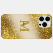 gold glitter personalized iPhone / iPad case Case-Mate iPhoneケース (裏面 (横))