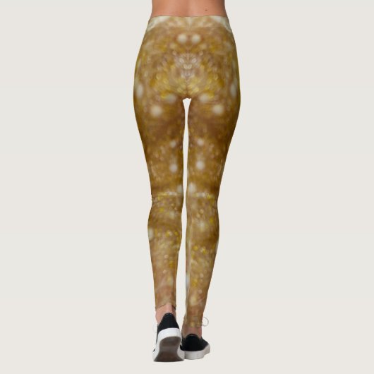 Gold Glitter Slime Leggings レギンス (裏面)