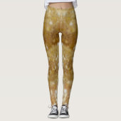 Gold Glitter Slime Leggings レギンス (正面)
