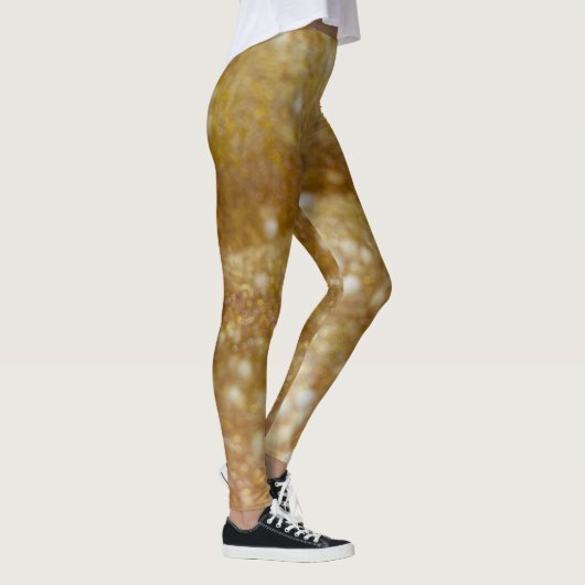 Gold Glitter Slime Leggings レギンス (右)