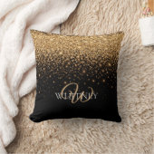 Gold Glitter Sparkle Elegant Luxury Texture        クッション (ブランケット)