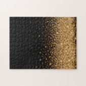 Gold Glitter Sparkle Elegant Luxury Texture        ジグソーパズル (横)