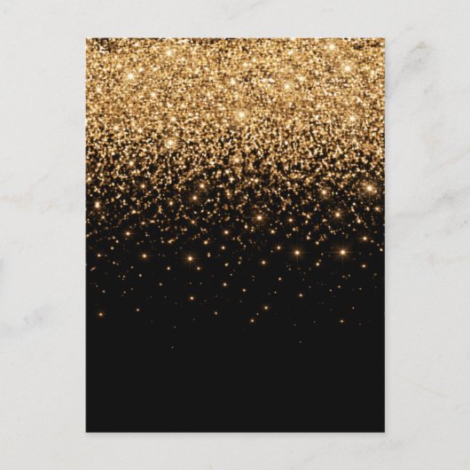 Gold Glitter Sparkle Elegant Luxury Texture        ポストカード (正面)