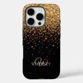 Gold Glitter Sparkle Elegant Luxury Texture        Case-Mate iPhoneケース (裏面)