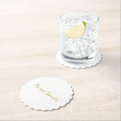 Gold Glitz Always Sparkle ペーパーコースター (インサイチュ)