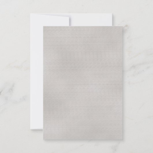 Gold & Gray Wedding RSVP (裏面)