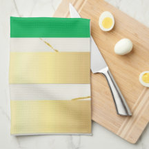 Gold & Green Marble Stripe