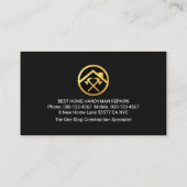 Gold Hammer Your Name Handle 名刺 (裏面)