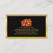 Gold Handyman Signage Frame Builder  名刺 (裏面)