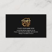 Gold Handyman Tools Layer 名刺 (裏面)