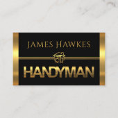 Gold Handyman Tools Panels 名刺 (正面)