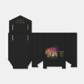 Gold Happy New Year 2026 Fireworks Gift フェイバーボックス (折り畳みなし)