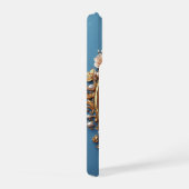 Gold Heart Luxe ✨ Pearl Bead Elegant Romantic iPhoneケース (右側面)