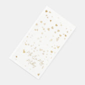 Gold Heart “Mr & Mrs” Wedding Napkins (コーナー)