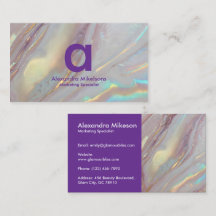 Gold Holographic Marble