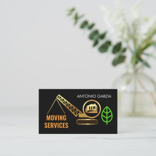 Gold Home Moving Crane 名刺 (スタンド正面)
