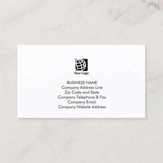 Gold Home Remodeling House Icon Business Card 名刺 (裏面)