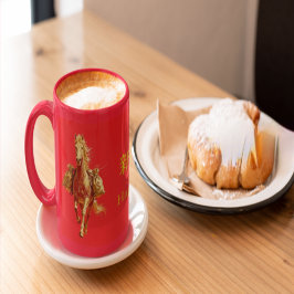 Gold Horse Chinese New Year 2026 Coffee Mug マグカップ