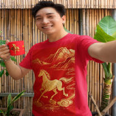 Gold Horse Chinese New Year 2026 Coffee Mug マグカップ