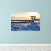 Gold Hour Destin East Pass Canvas キャンバスプリント (インサイチュ (ウッドフロア))