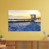 Gold Hour Destin East Pass Canvas キャンバスプリント (インサイチュ (リビング))