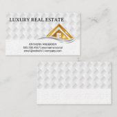 Gold House Logo | Real Estate Logo 名刺 (正面/裏面)