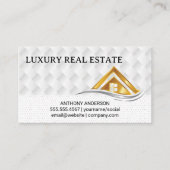 Gold House Logo | Real Estate Logo 名刺 (正面)