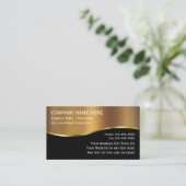 Gold Investment Business Cards 名刺 (スタンド正面)