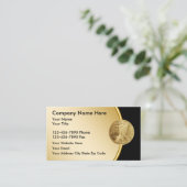 Gold Investment Business Cards 名刺 (スタンド正面)