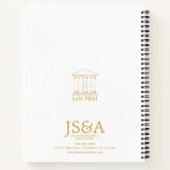 Gold Justice Columns Law Firm ノートブック (裏面)