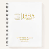 Gold Justice Columns Law Firm ノートブック (正面)