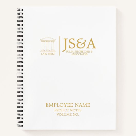 Gold Justice Columns Law Firm ノートブック (正面)