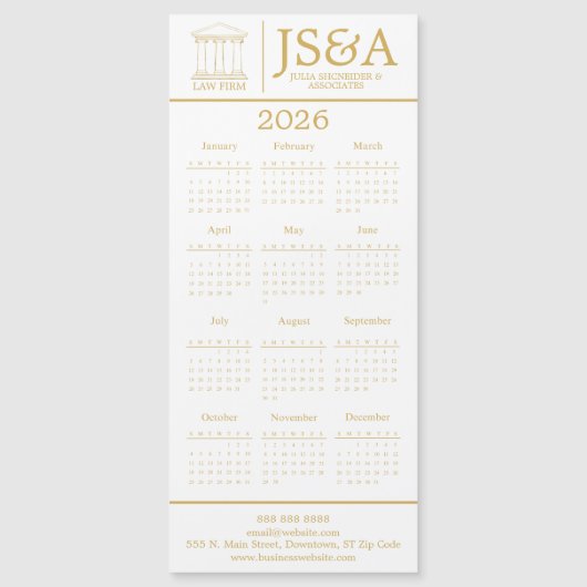 Gold Justice Columns Law Firm Logo 2026 (正面)