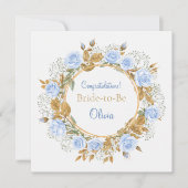 Gold-Kissed Blue Rose Bridal カード (正面)