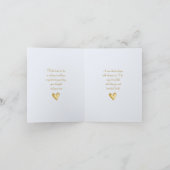 Gold-Kissed Blue Rose Bridal カード (内部)